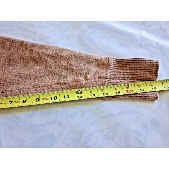 Magaschoni Women’s Small Tan Turtleneck Sweater Soft Knit Pullover - Picture 8 of 8